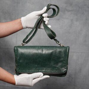 Rudsak Canadian Heritage Messenger Crossbody Bag – Green Leather